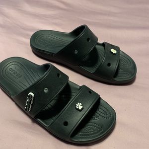Crocs black sandals. Women’s size 11.